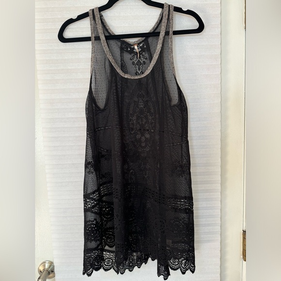 Free People Mesh Slip Back - Picture 1 of 8